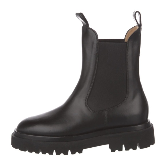 Dear Frances black leather Chelsea boots size 38 - Picture 1 of 7